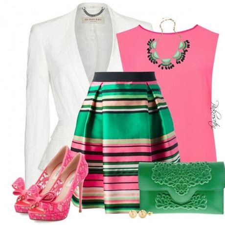 macy's pink and green dress|More.